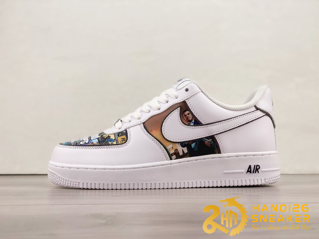 Giày Nike Air Force 1 07 Low GTA V White