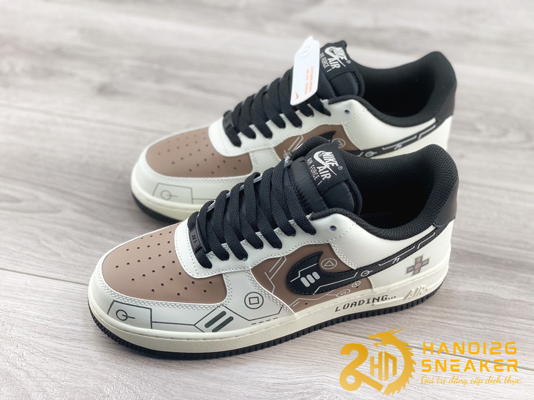 Giày Nike Air Force 1 07 Low Hand Drawn Brown (4)