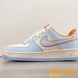 Giày Nike Air Force 1 07 Low Orange Light Blue White