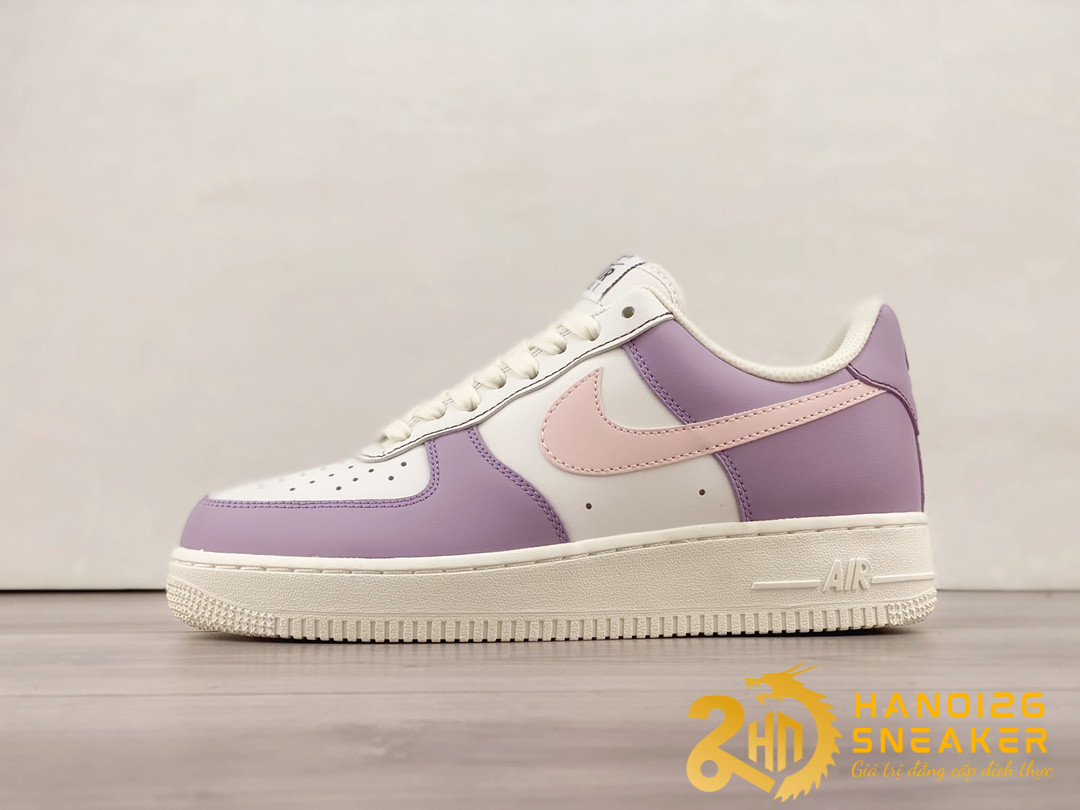 Giày Nike Air Force 1 07 Low Rice White Pink Purple