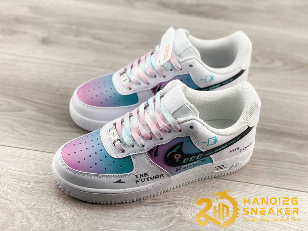 Giày Nike Air Force 1 07 Low System Working Rainbow (1)