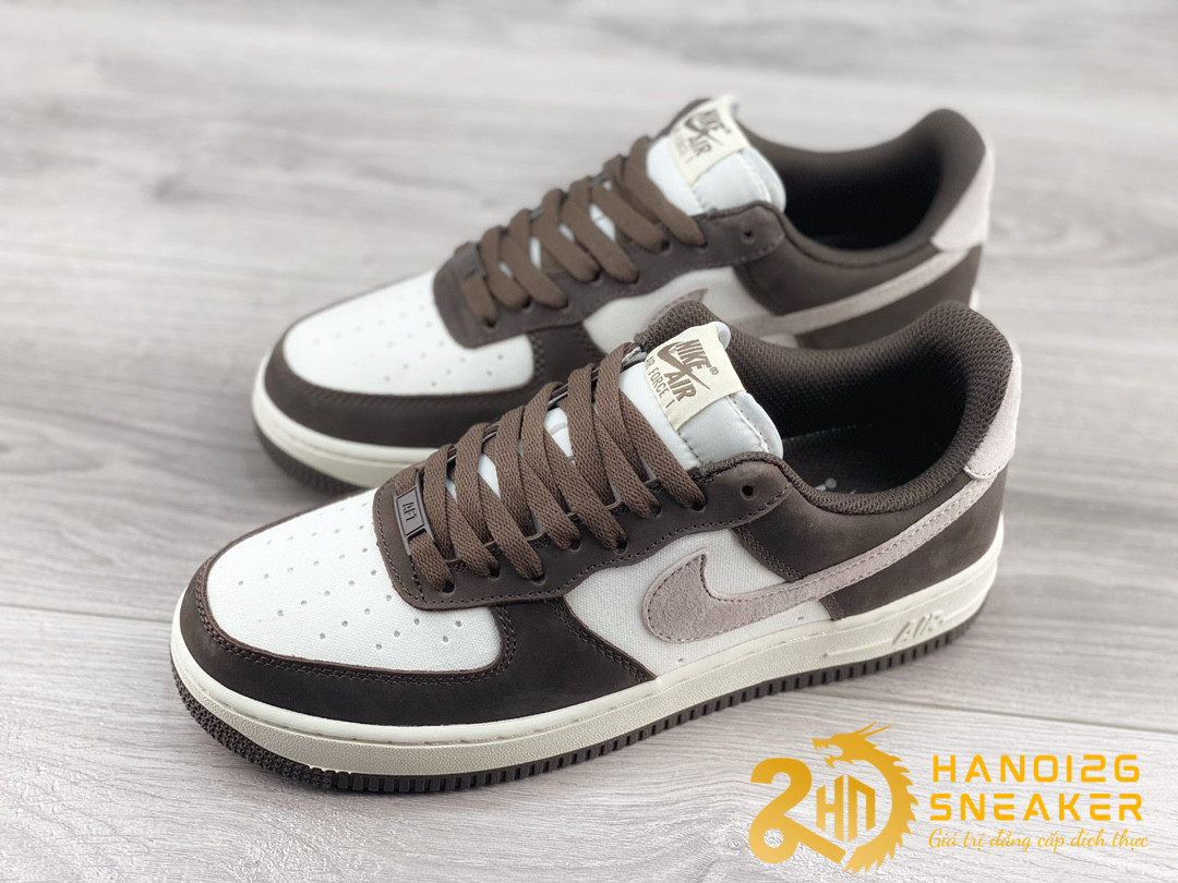 Giày Nike Air Force 1 07 Low White Mocha Brown (4)