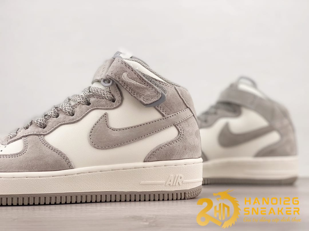 Giày Nike Air Force 1 07 Mid Beige Grey Cao Cấp (2)