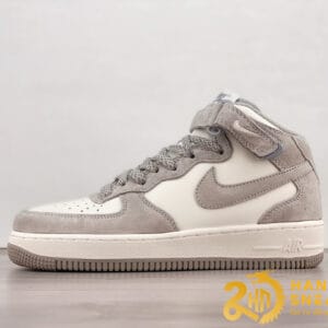 Giày Nike Air Force 1 07 Mid Beige Grey Cao Cấp
