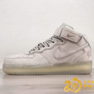 Giày Nike Air Force 1 07 Mid Grey Silver Reflective Cực Đẹp