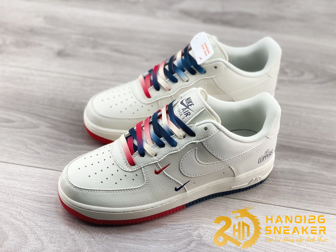 Giày Nike Air Force 1 07 Mid Su19 White Blue Red (5)