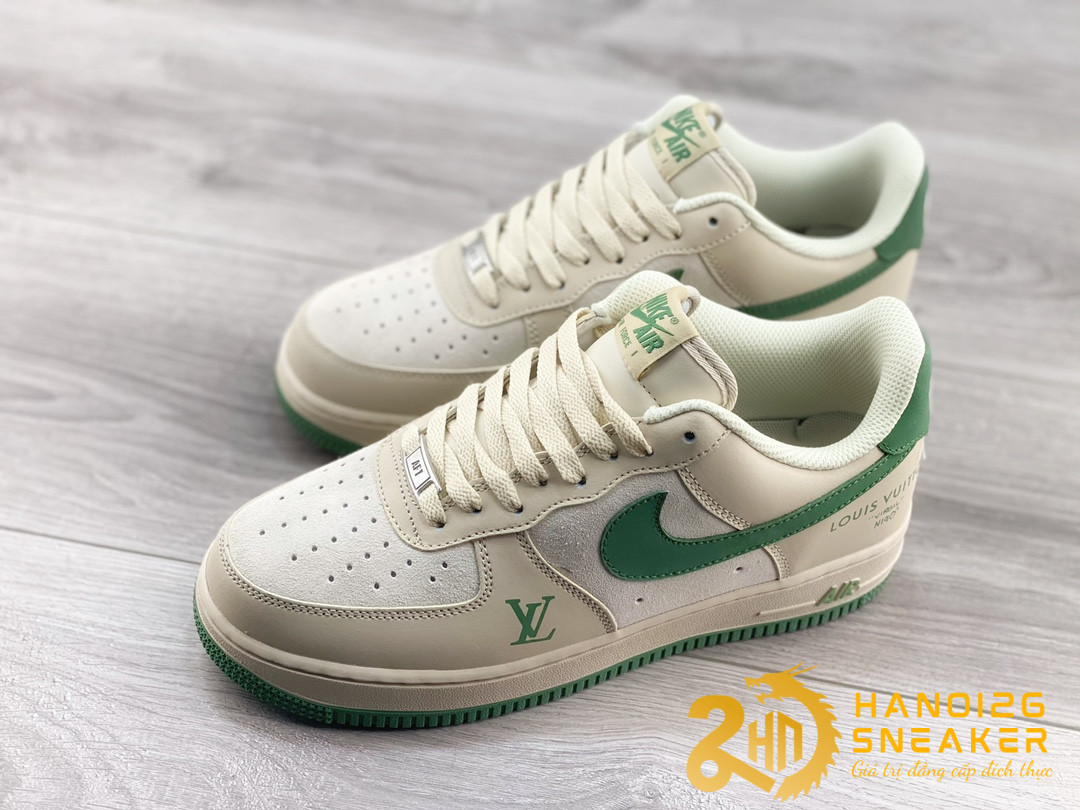 Giày Nike Air Force 1 Low Louis Vuitton Green (3)