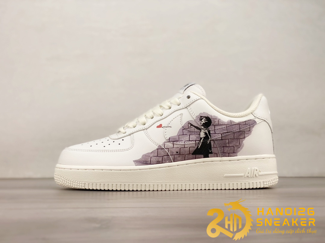 Giày Nike Air Force 1 Low Valentine'S Day White Black