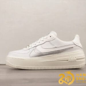 Giày Nike Air Force 1 PLT AF ORM Triple White Cao Cấp