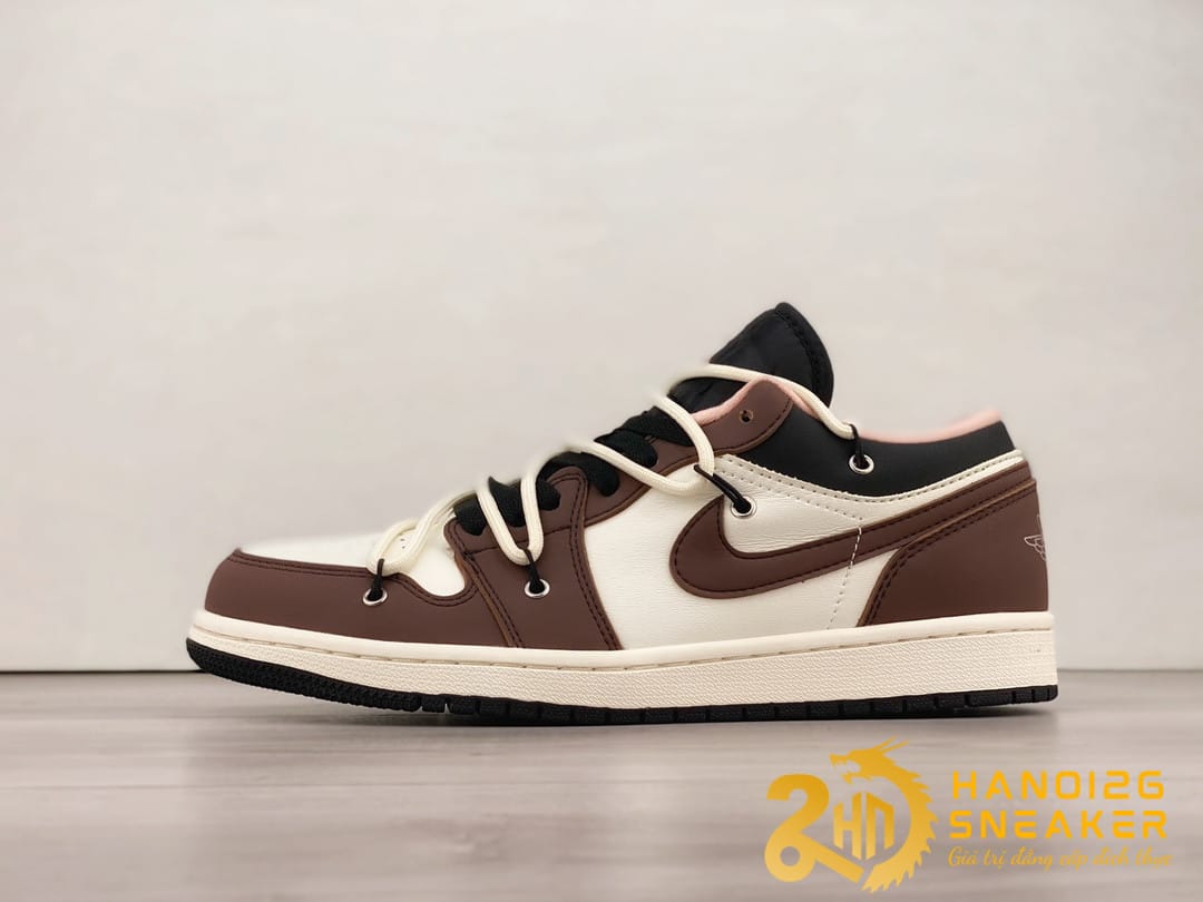 Giày Nike Air Jordan 1 Low Mocha Brown Cao Cấp