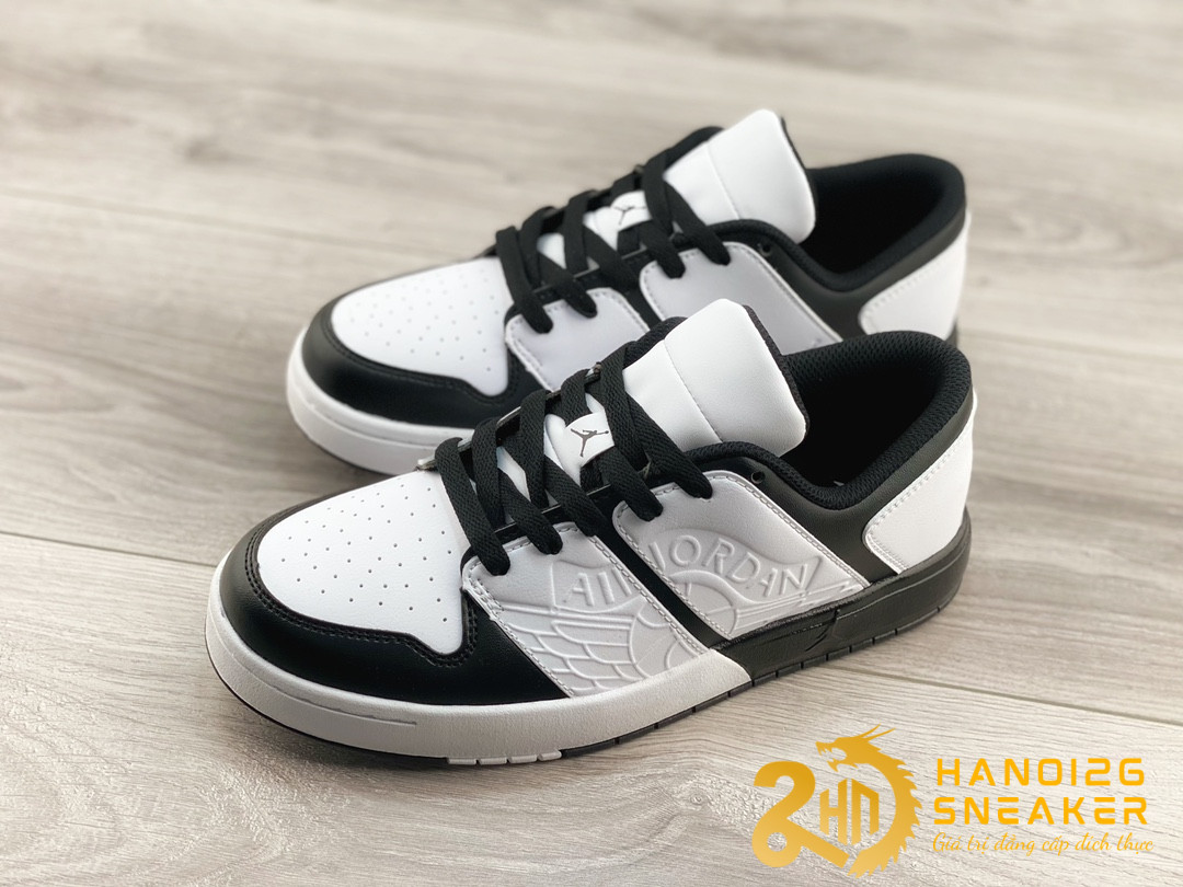 Giày Nike Air Jordan Nu Retro 1 Low White Black (3)
