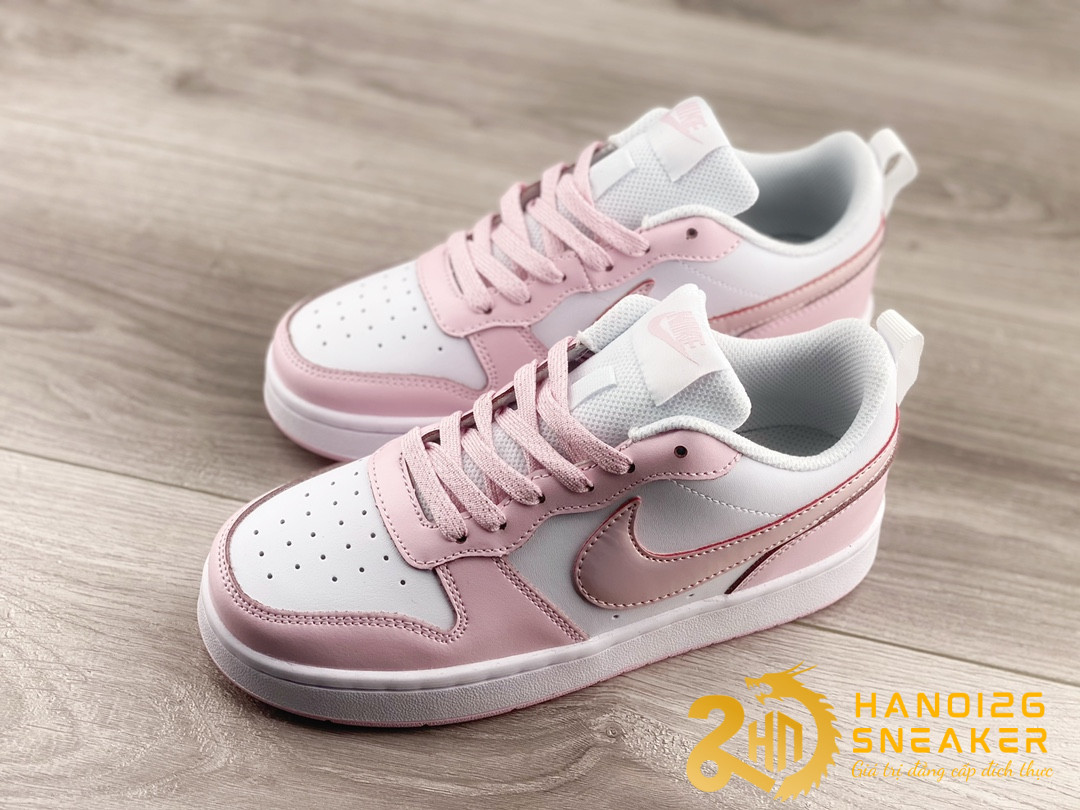 Giày Nike Court Borough 2 SE White Pink Foam (4)