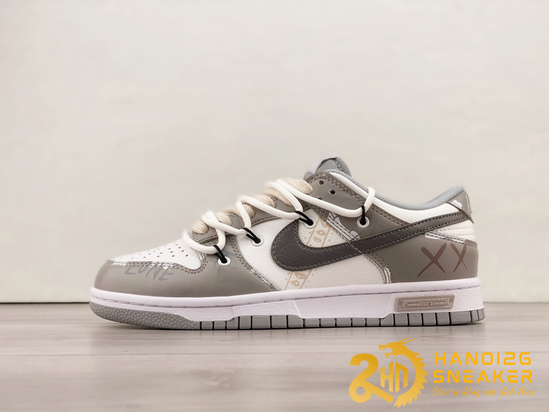 Giày Nike Dunk Low Retro Lone White Grey