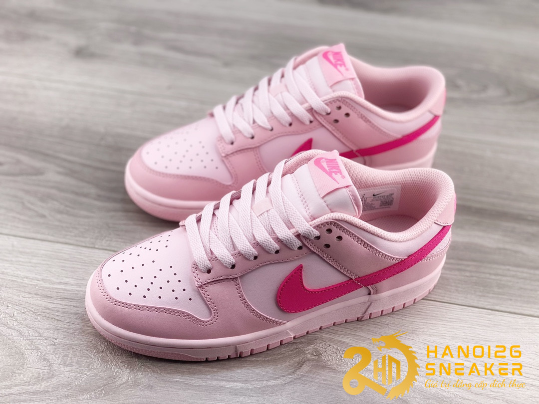 Giày Nike Dunk Low Triple Pink DH9765 600 (4)