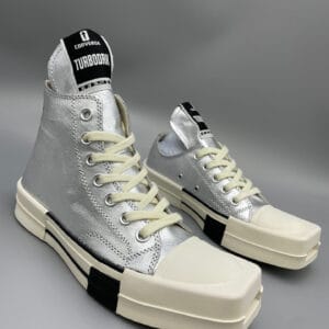 Giày Rick Owens DRKSHDW X Converse Silver Cực Đẹp (1)