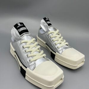 Giày Rick Owens DRKSHDW x Converse Silver Cực Đẹp