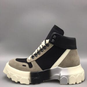 Giày Rick Owens Tractor Boots Black Dust Grey Like Auth