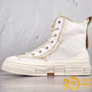 Giày Sneaker XVESSEL High Peace by Piece Trắng Full White