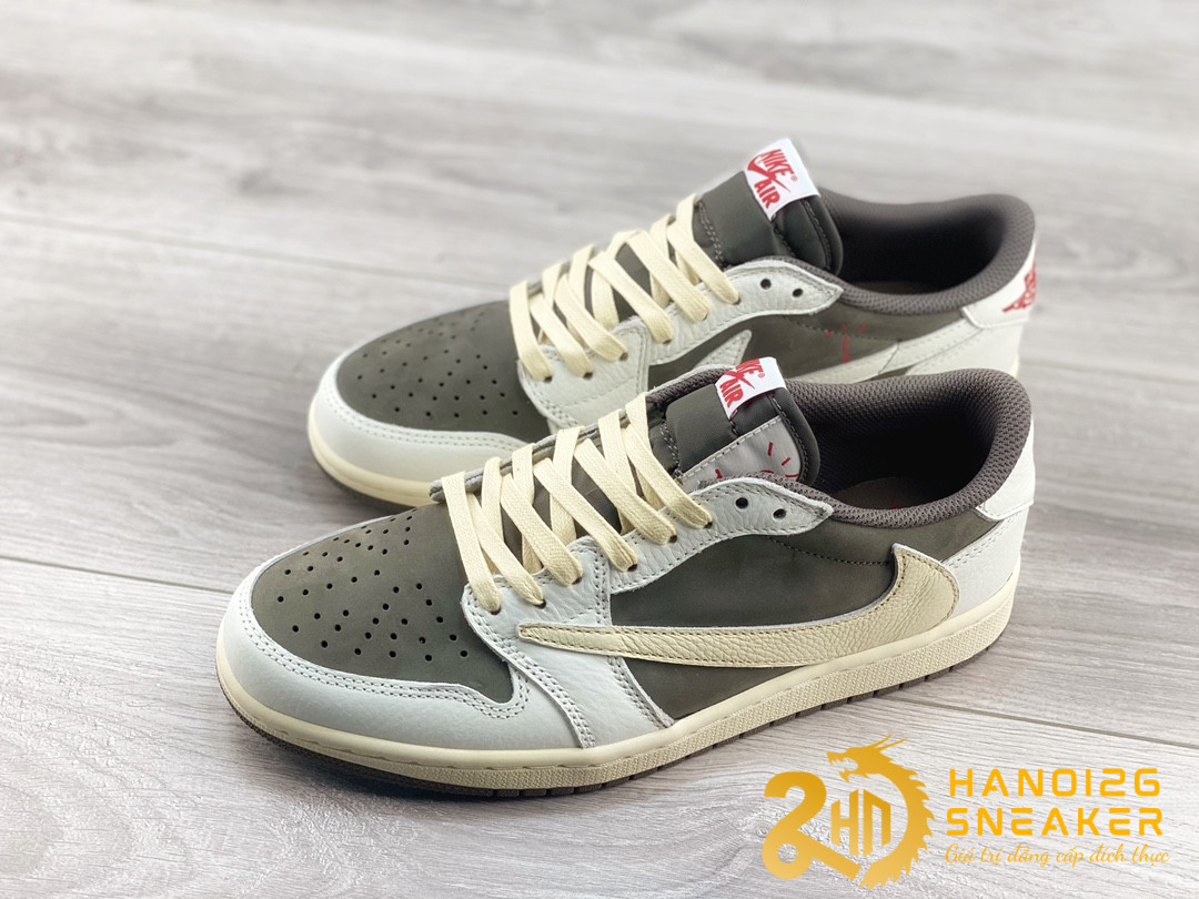 Giày Travis Scott X Nike Air Jordan 1 Reverse Mocha (4)