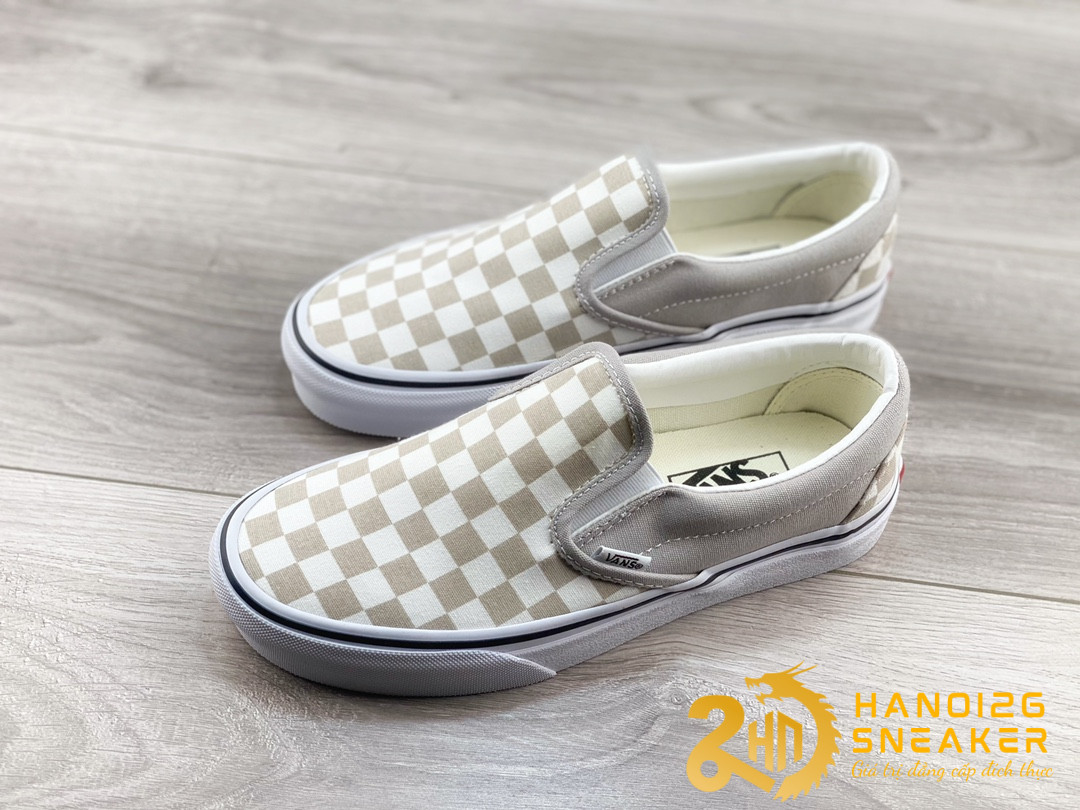 Giày Vans Unisex Slip On Classic WhiteTrue White (6)
