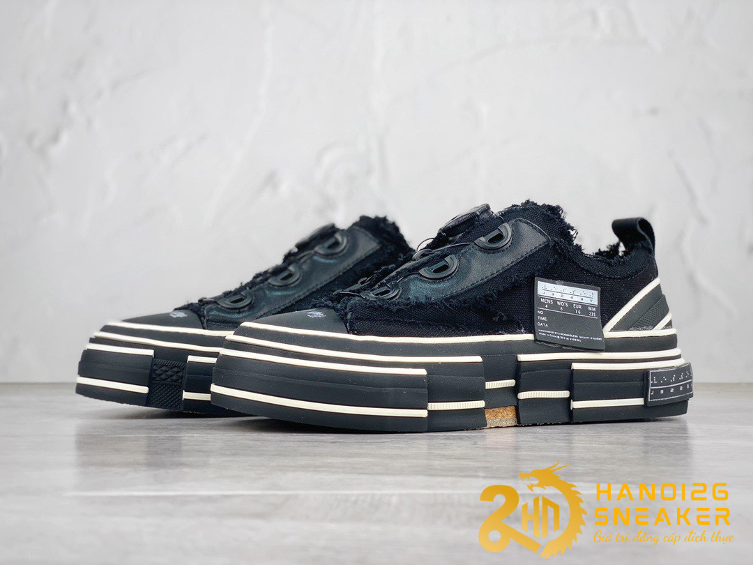 Giày XVESSEL G.O.P. Lows For Yohji Yamamoto All Black (3)