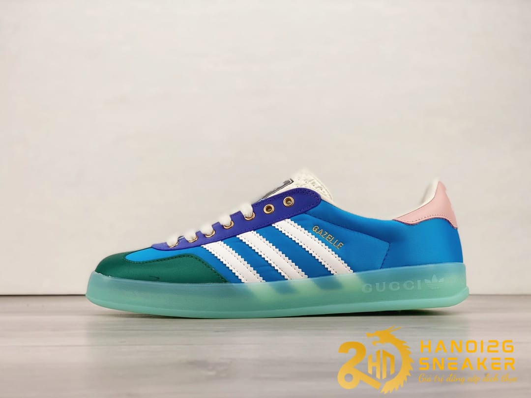 Giày adidas x gucci gazelle multicolor Like Auth