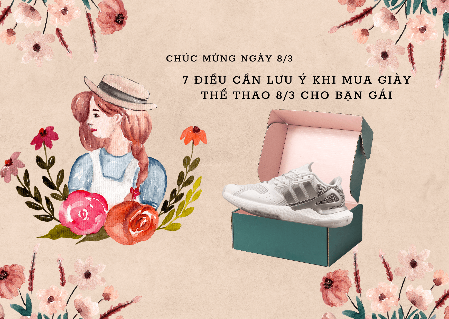 7 điều cần lưu ý khi mua giày thể thao 8/3 cho bạn gái
