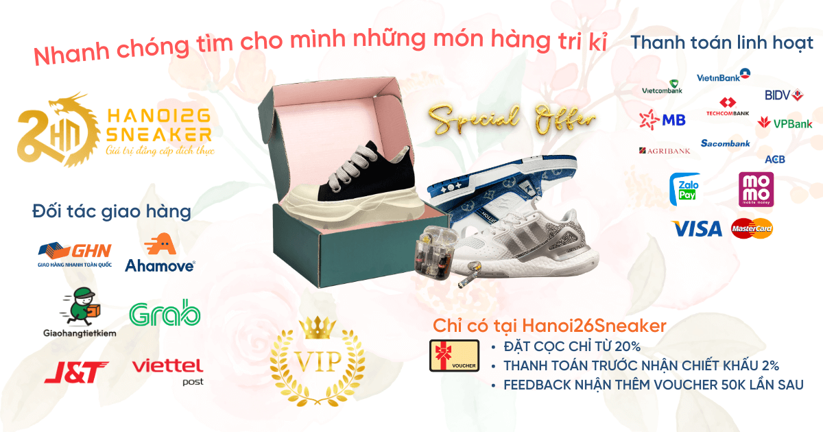 Hàng siêu cấp là gì? Đừng mua hàng siêu cấp khi chưa biết những điều này 12 VIP Hanoi26sneaker BANNER