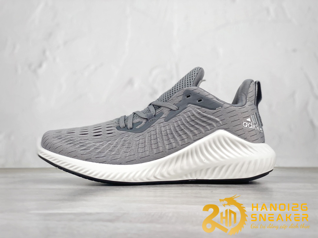 Giày Adidas Alphabounce Xám Trắng