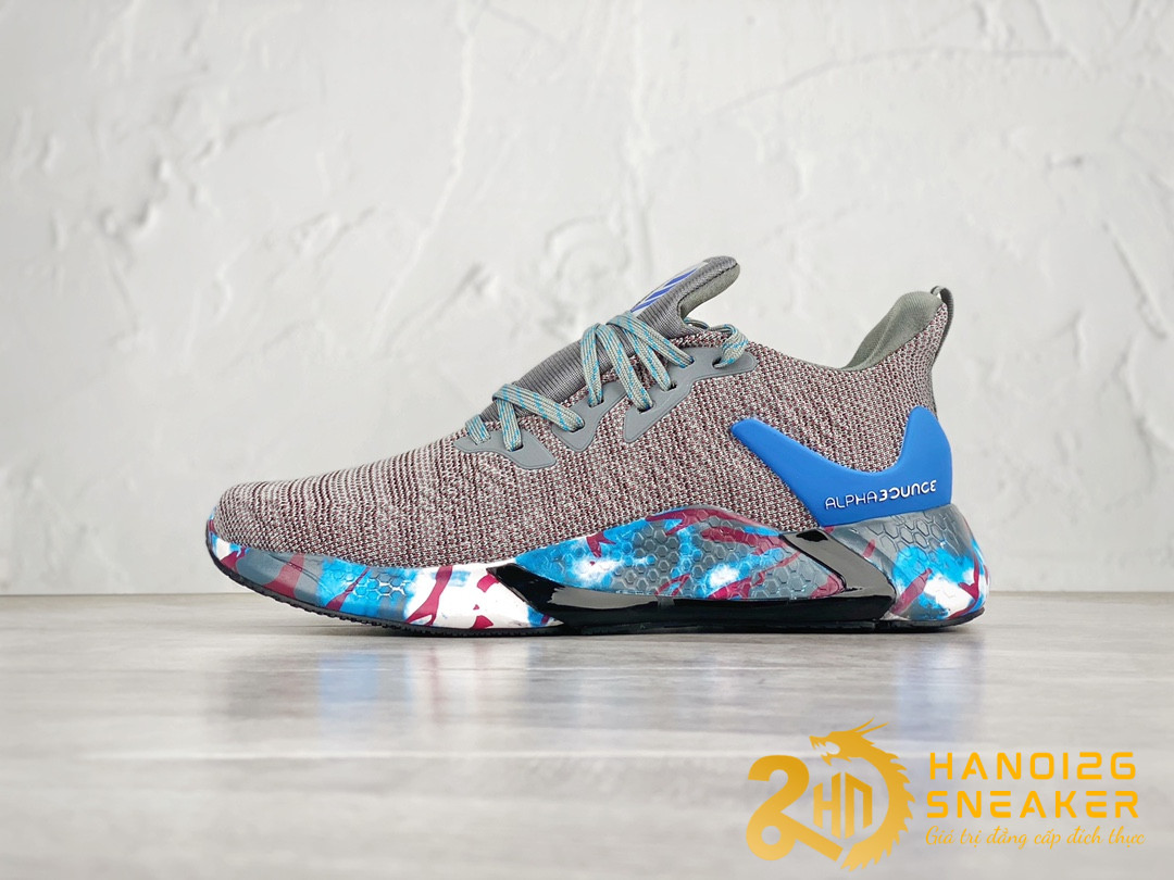 Giày Adidas Alphabounce INSTINCT M Xám Xanh