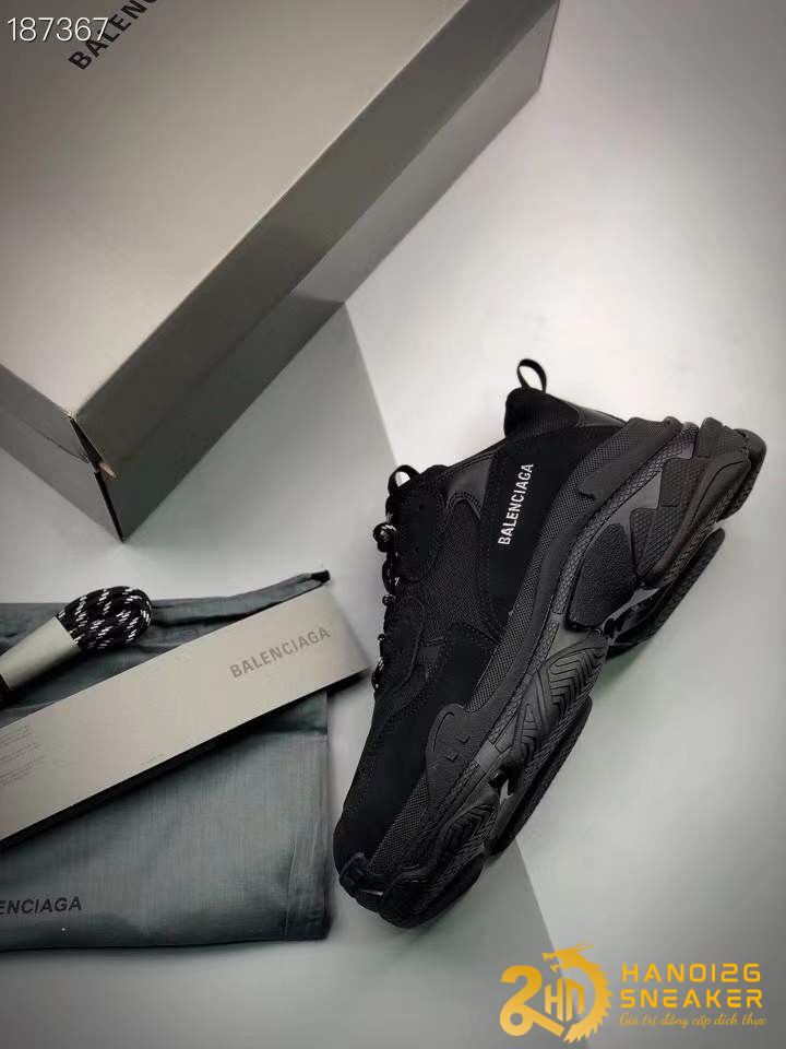 BALENCIAGA TRIPLE S FULL BLACK 11 SIÊU CẤP (1)