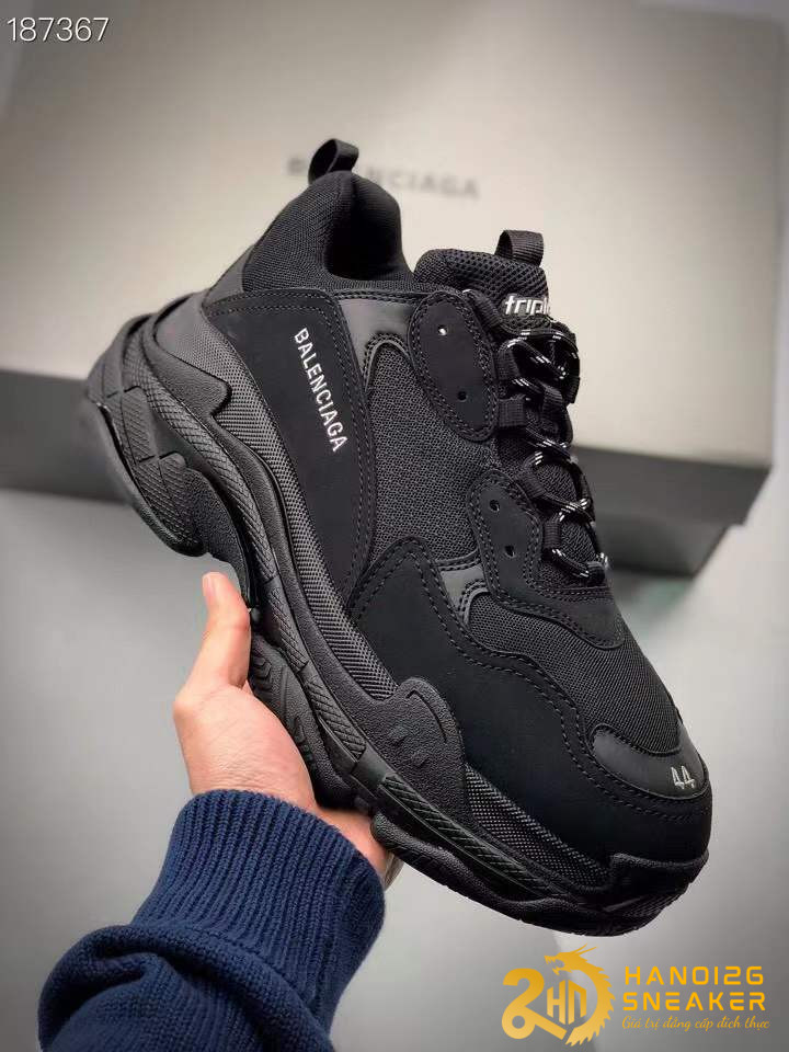 BALENCIAGA TRIPLE S FULL BLACK 1:1 SIÊU CẤP
