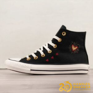 Bộ Sưu Tập Giày Converse Chuck Taylor All Star Hearts Valentines Day Black 2