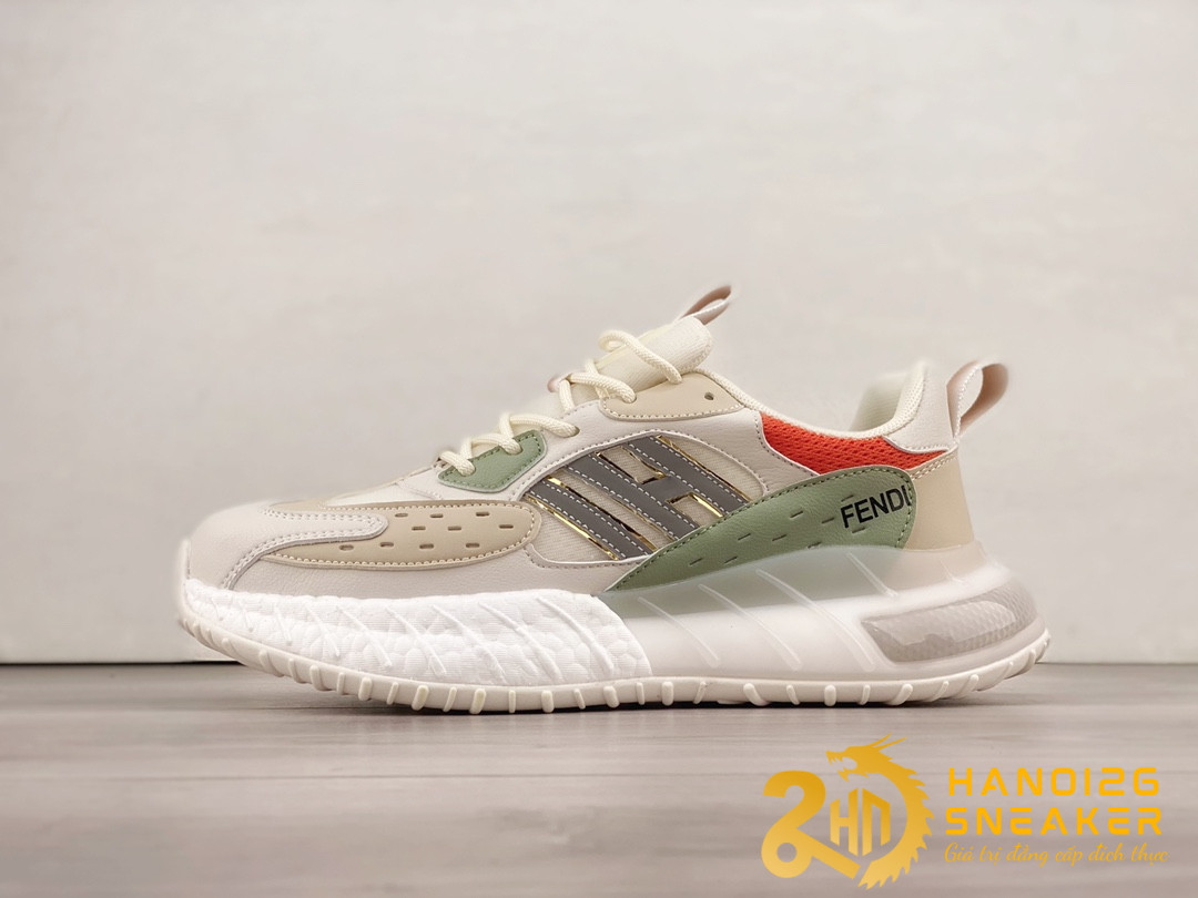 Bộ Sưu Tập Giày Fendi Roma White Grey Green