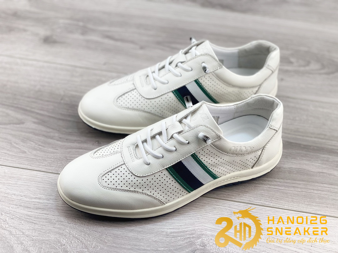 Bộ Sưu Tập Giày Gucci Low Supreme 2023 Black White 2 (7)