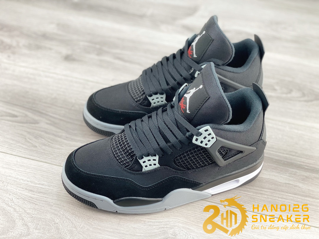 Bộ Sưu Tập Giày Nike Air Jordan 4 Retro SE Black (4)