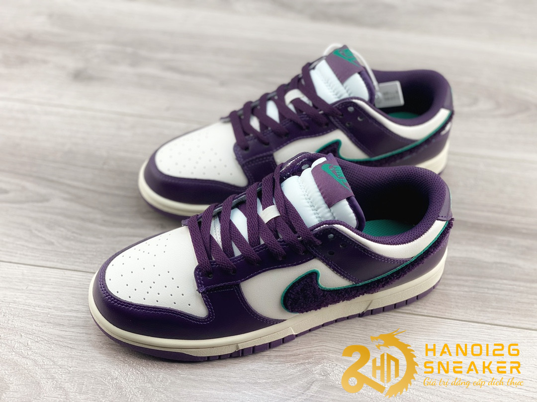 Bộ Sưu Tập Giày Nike Dunk Low Swoosh Purple Black (2)