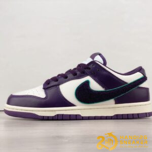 Bộ Sưu Tập Giày Nike Dunk Low Swoosh Purple Black