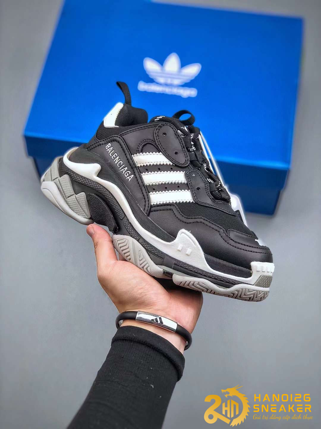 GIÀY BALENCIAGA TRIPLE S x ADIDAS PHỐI MÀU MỚI