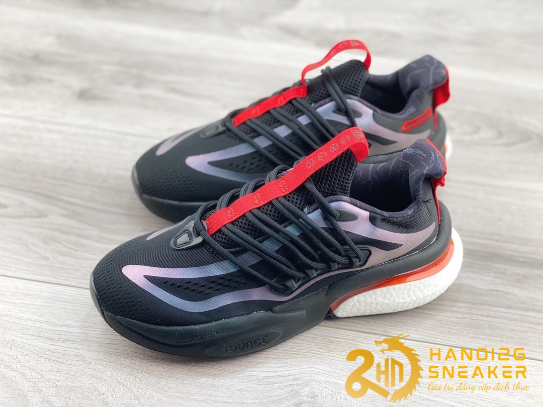 Giày ADIDAS AlphaBoost V1 Lunar New Year Black Red White (1)