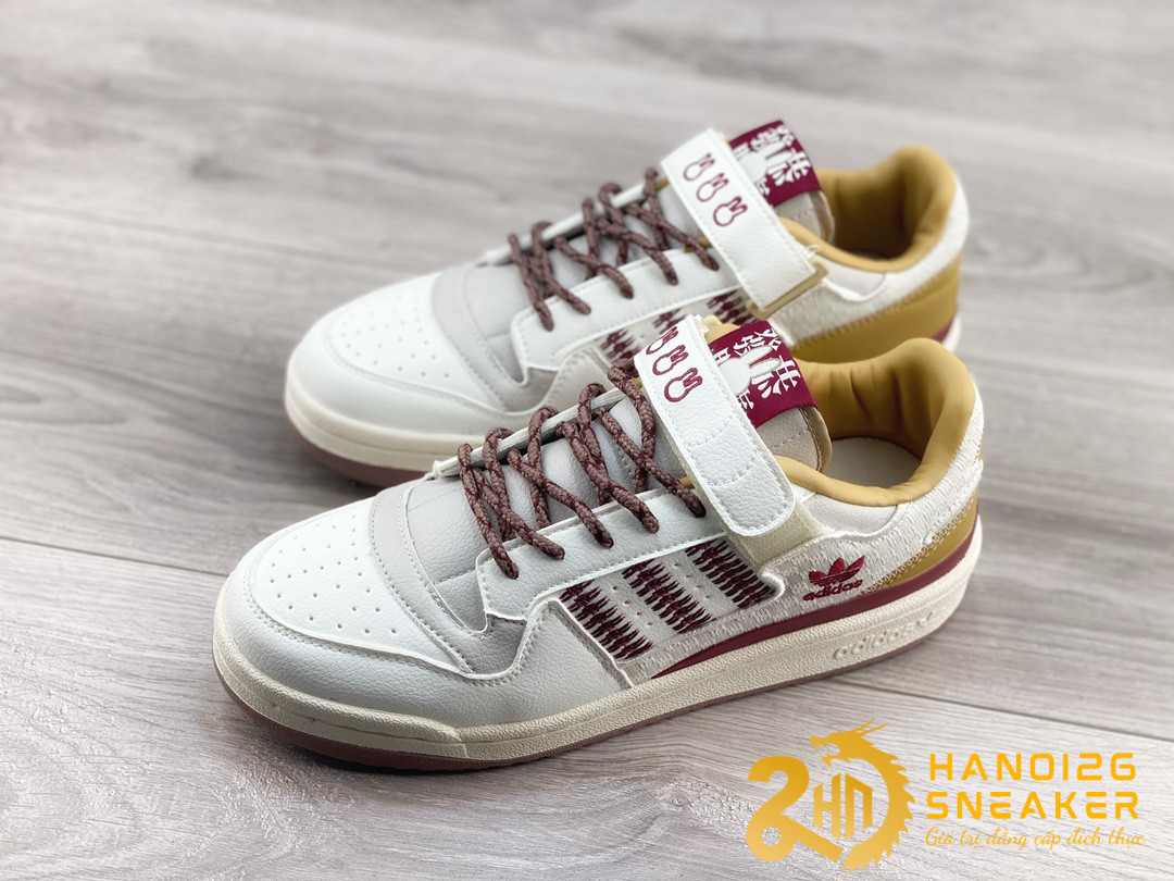 Giày Adidas Originals Miffy X Fansack X Forum 84 Low Off White (1)