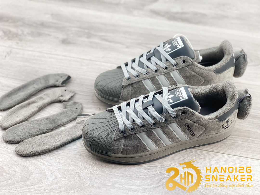 Giày Adidas Superstar Melting Sadness Bunny Grey (1)