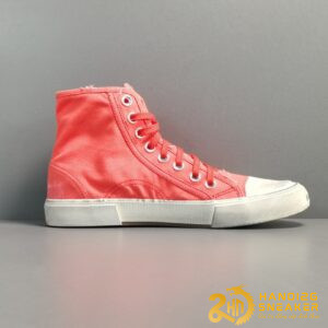 Giày Balenciaga Paris High 'Destroyed   Red' LIKE AUTH (4)