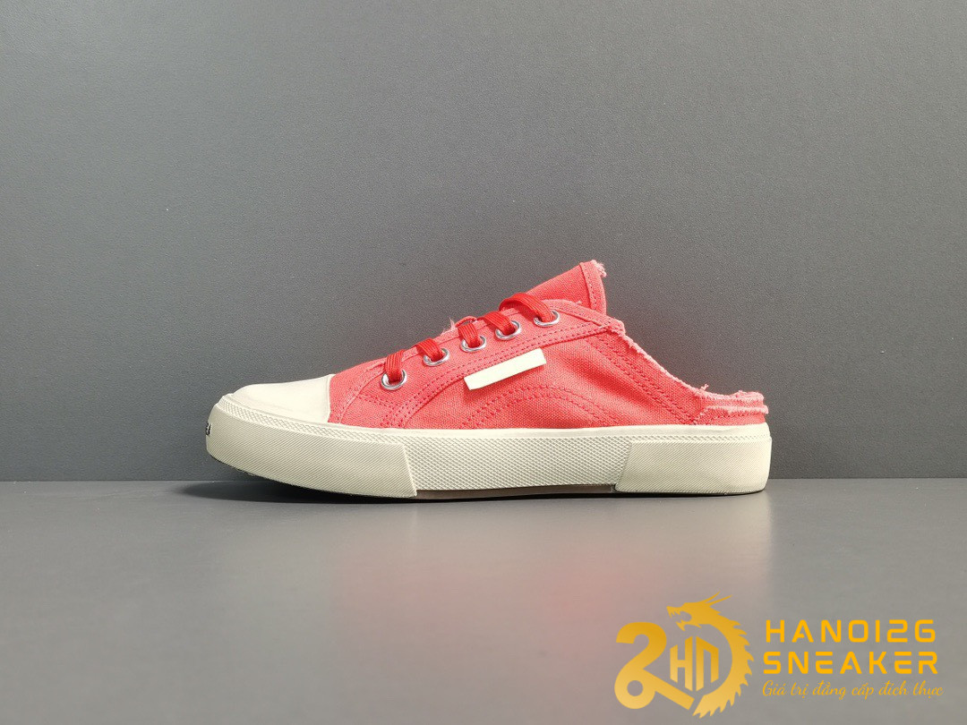 Giày Balenciaga cổ thấp Paris Low 'Destroyed - Red' LIKE AUTH