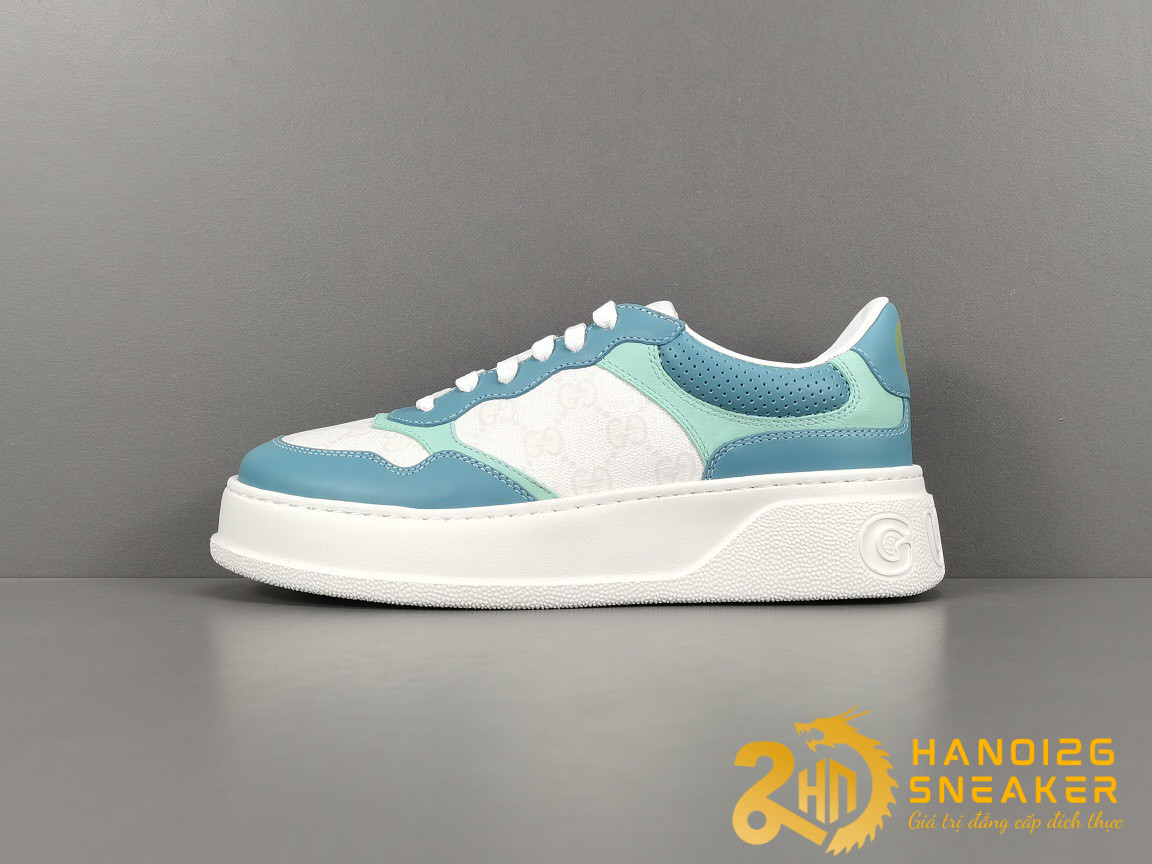 Giày Gucci GG Supreme Canvas Blue Like Auth