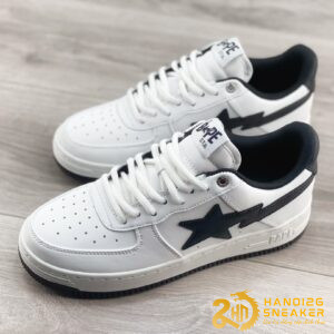 Giày JJJJound X Bapesta White Navy 1180191004 (1)