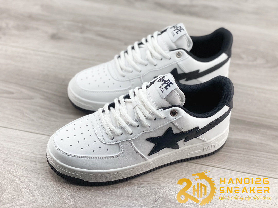 Giày JJJJound X Bapesta White Navy 1180191004 (1)