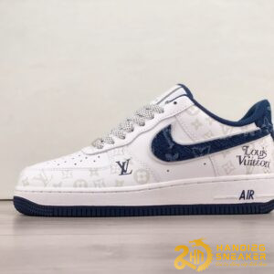 Giày LV X Nike Air Force 1 07 Low White Blue