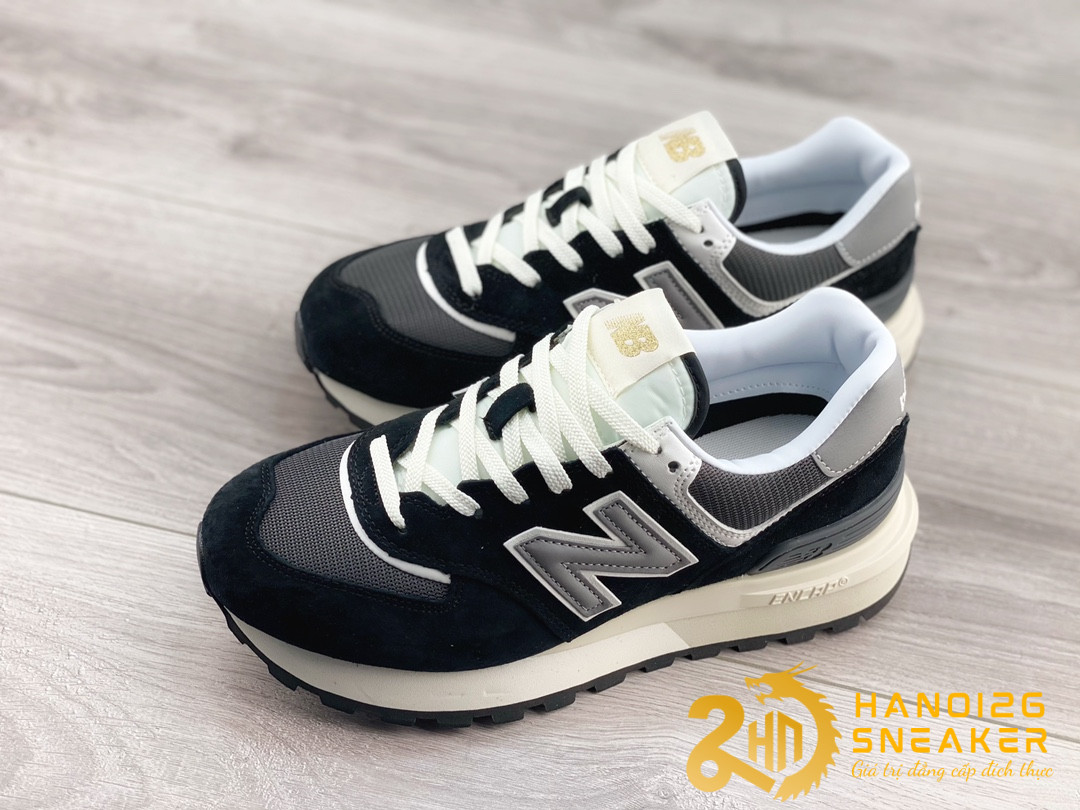 Giày New Balance 574 Black Grey White U574LGG1 (1)