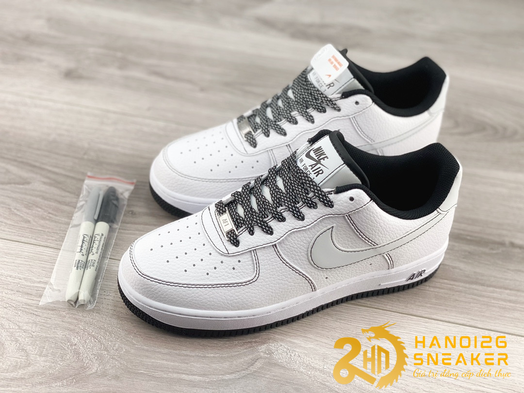 Giày Nike Air Foce 1 07 Low SU 19 White Black CN2896 104 (1)